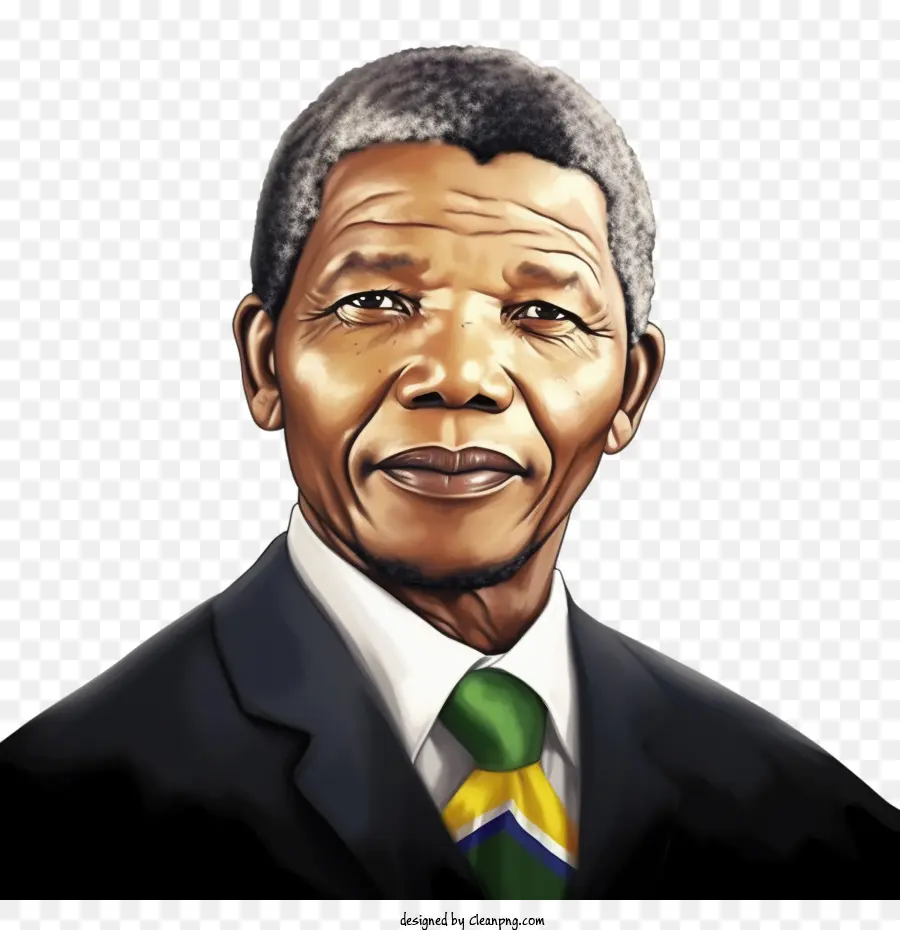 Nelson Mandela，Caricatura PNG