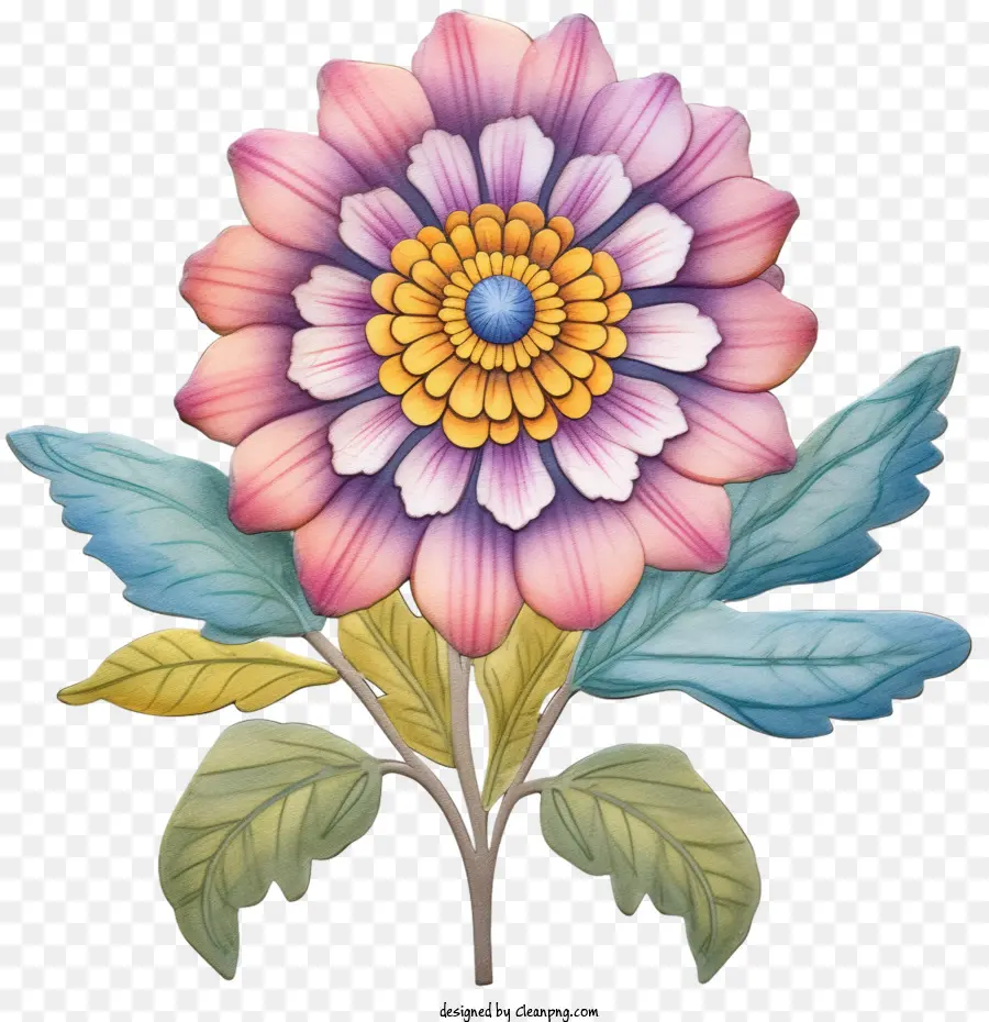 Flor Da Zinnia，Flor PNG