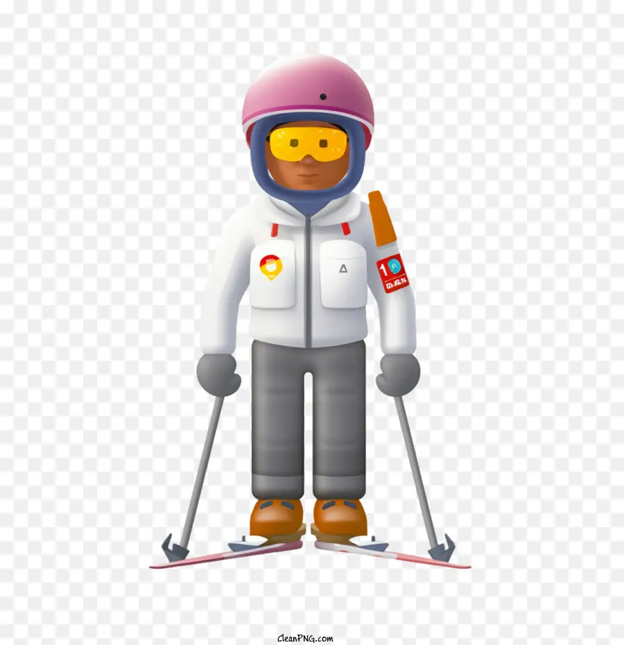 Esquiador Emoji，Esquiador PNG