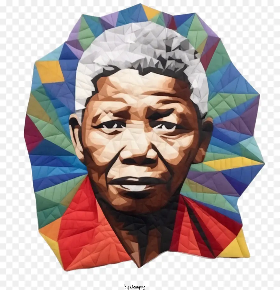 Nelson Mandela，Retrato PNG