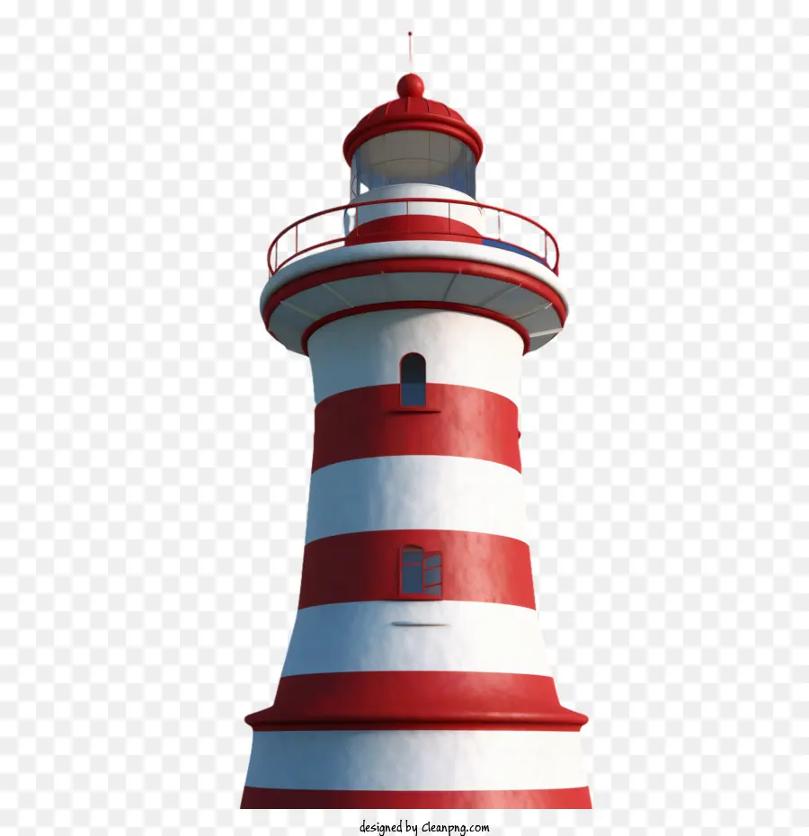 Lighthouse，Vermelho PNG
