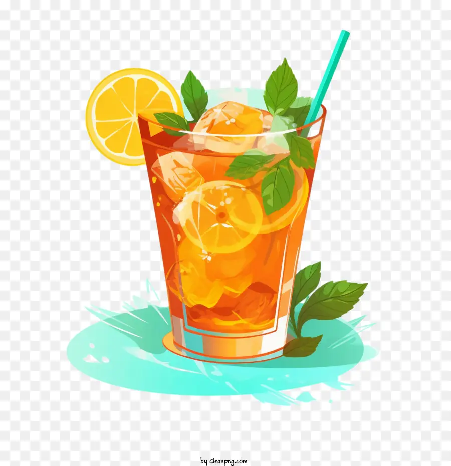 Ice Tea，Verão Bebida PNG