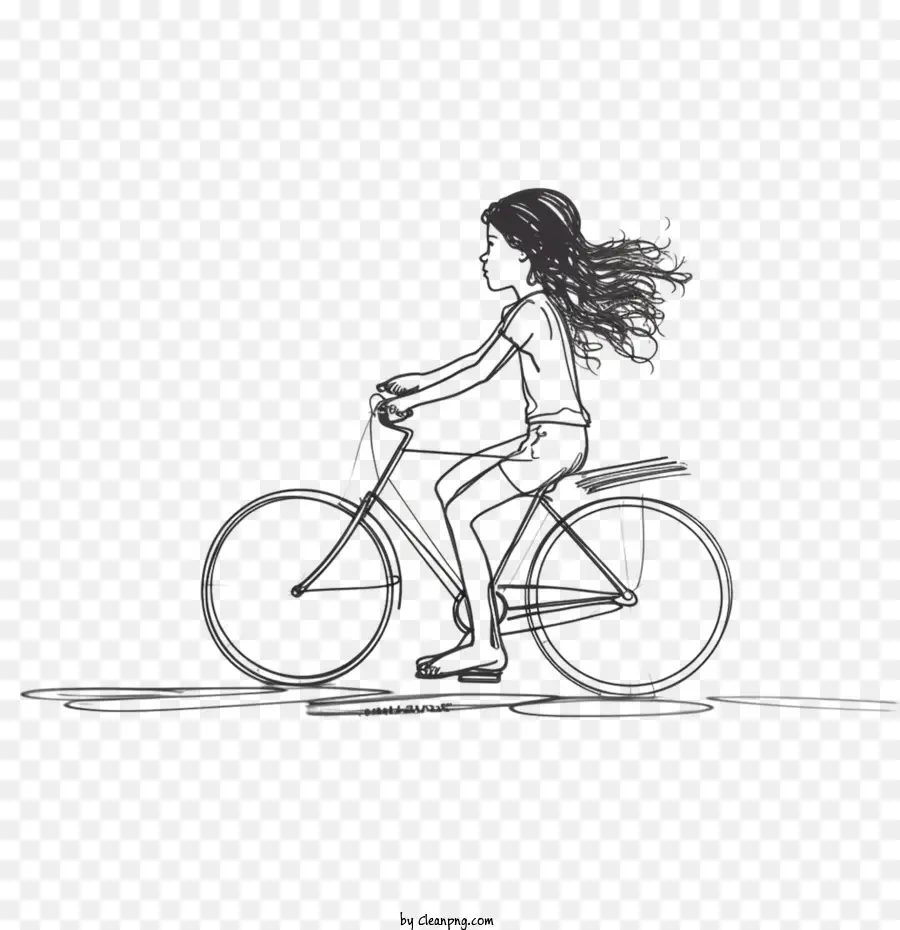 Bicicleta De Garotas，Mulher PNG