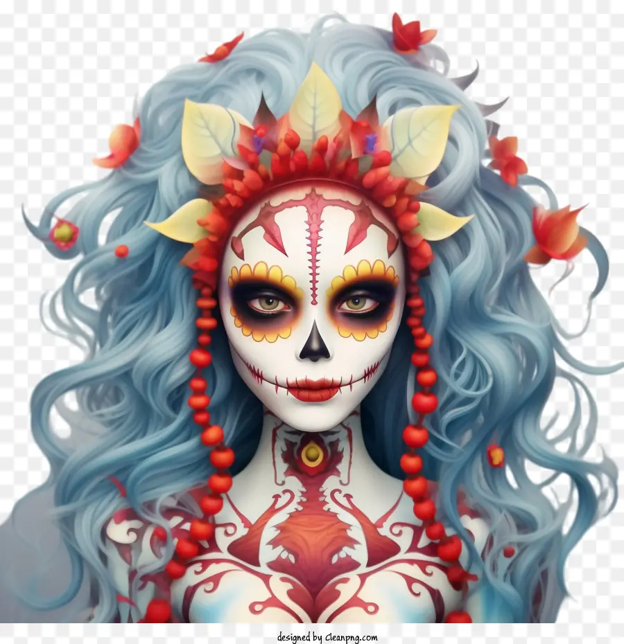 Skelita Calaveras，Esqueleto PNG