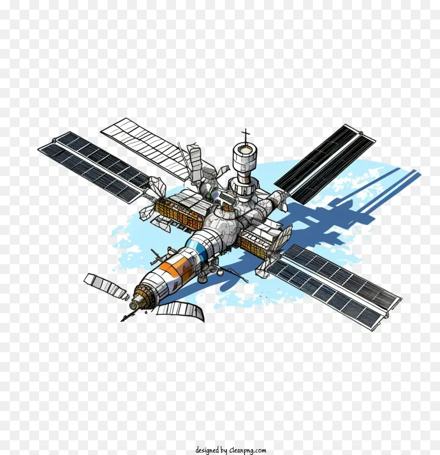 Estação Espacial，Satélite PNG