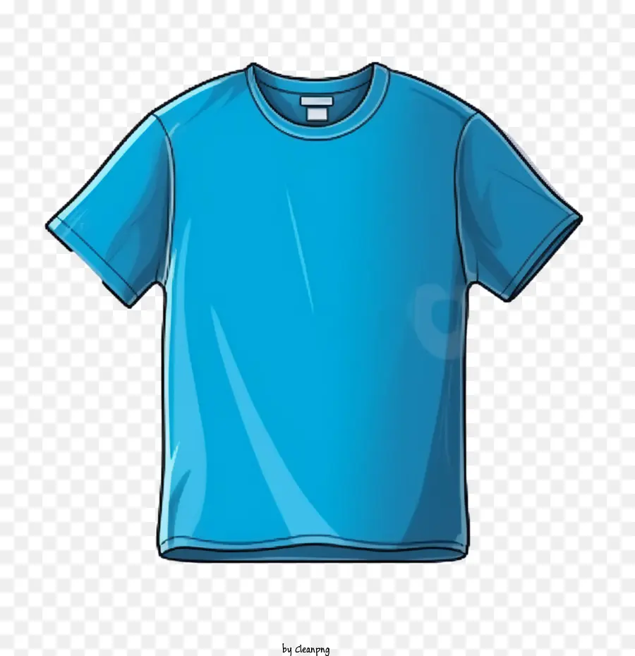 Camiseta，Camiseta Azul PNG