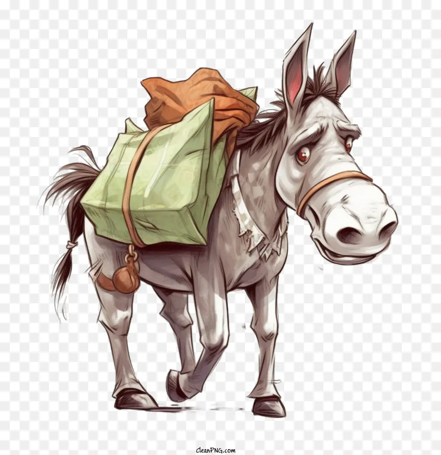 Burro，Cartoon Burro PNG