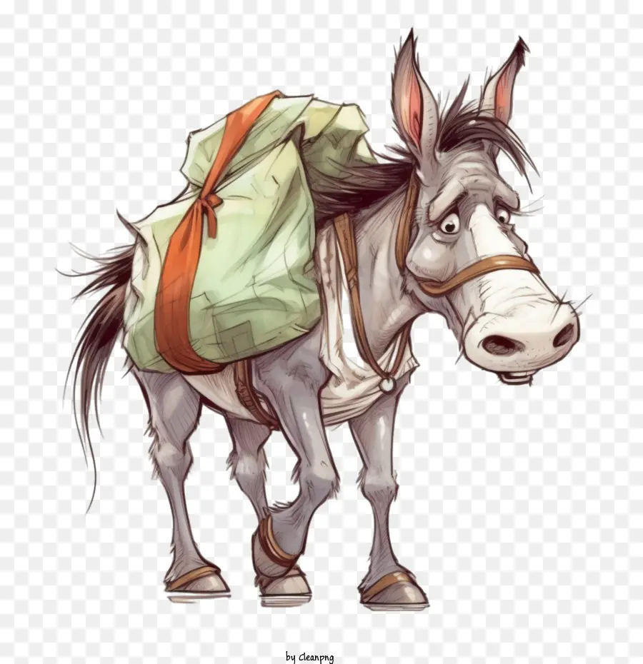 Burro，Cartoon Burro PNG