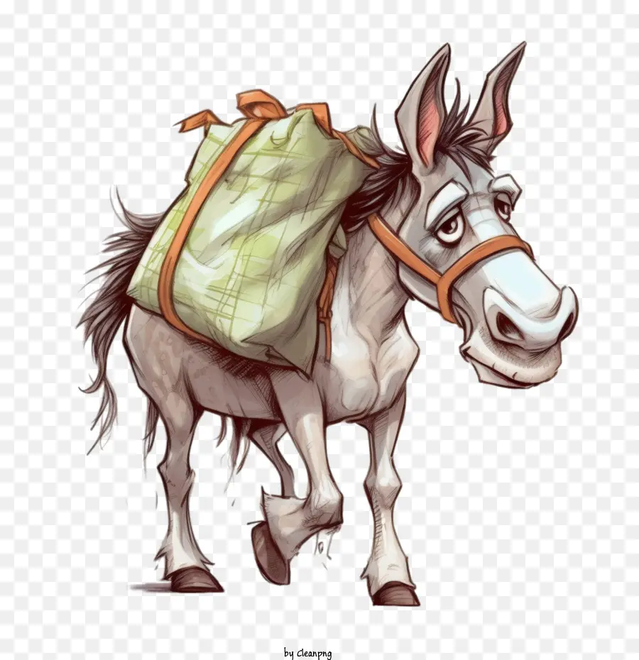 Burro，Cartoon Burro PNG