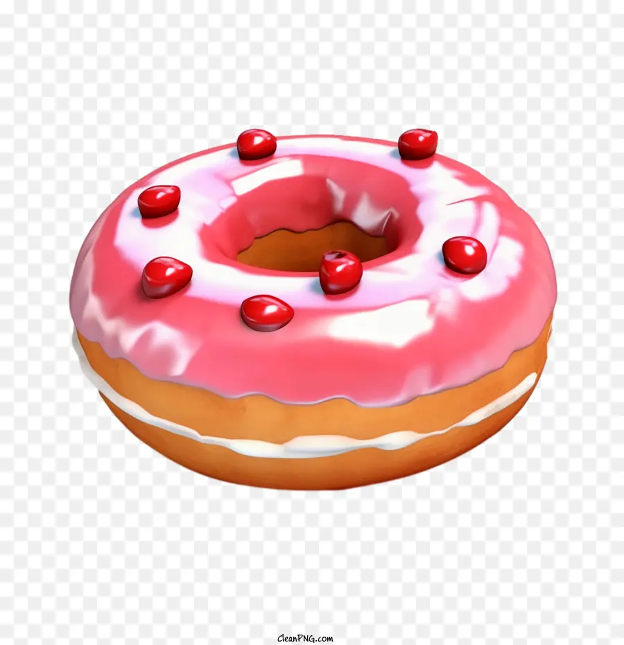 Donut，Rosa Donut PNG