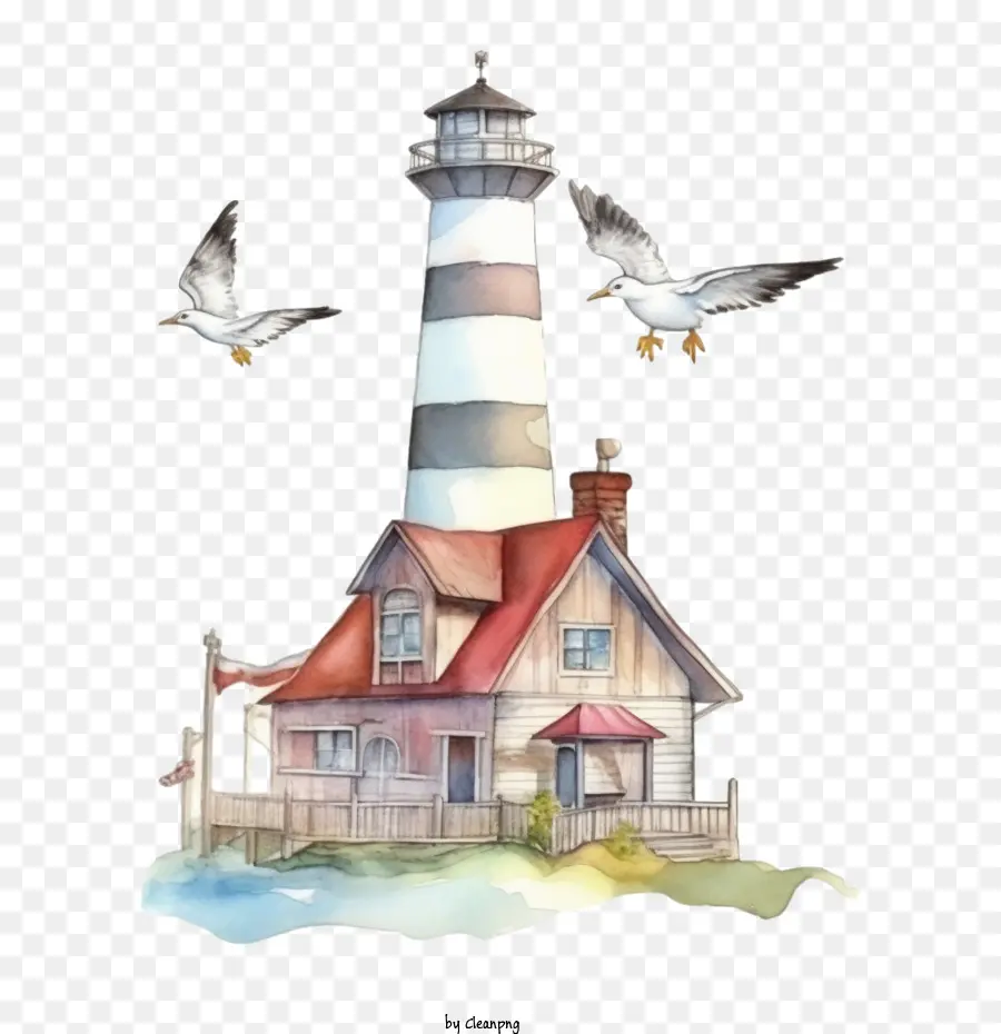 Lighthouse，Aves PNG