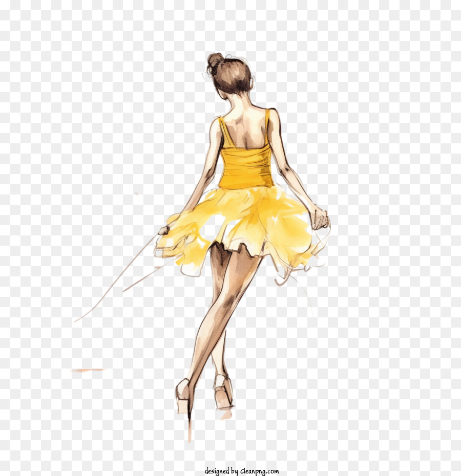 Dança Menina, Desenhado A Mão Da Menina, Bailarina png transparente grátis