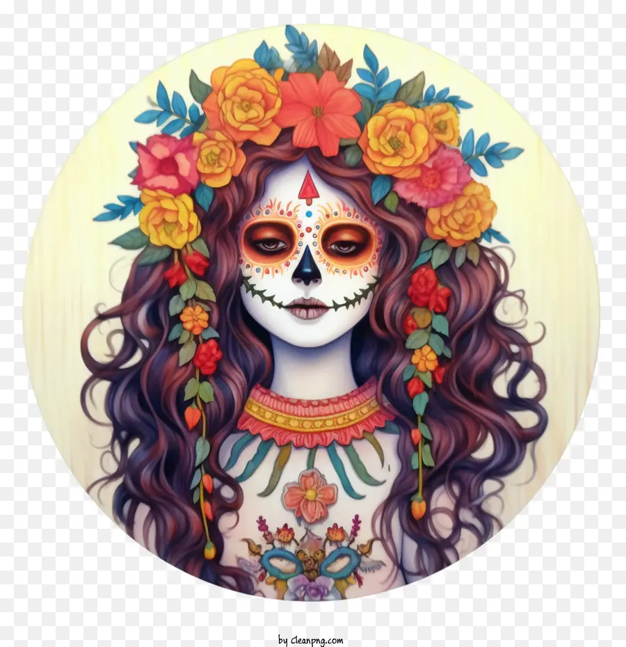 Skelita Calaveras，Açúcar Crânio PNG