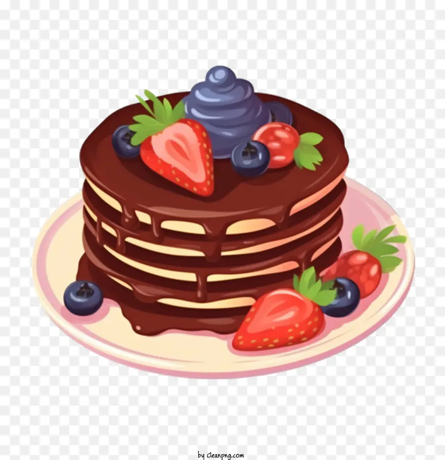 Panqueca De Chocolate，Pancake PNG