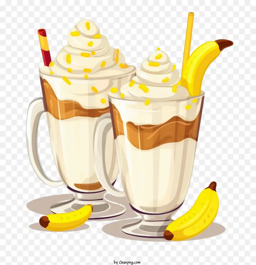 Milkshake De Banana，Milkshake PNG