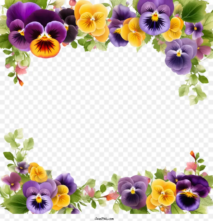 Pansy Flor，Pansy PNG