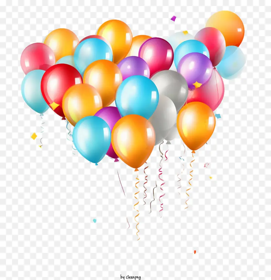 Balões，Aniversário PNG