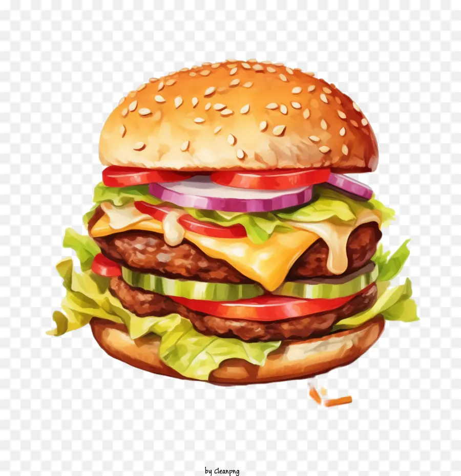 Hamburger，Sanduíche De Queijo Grelhado PNG