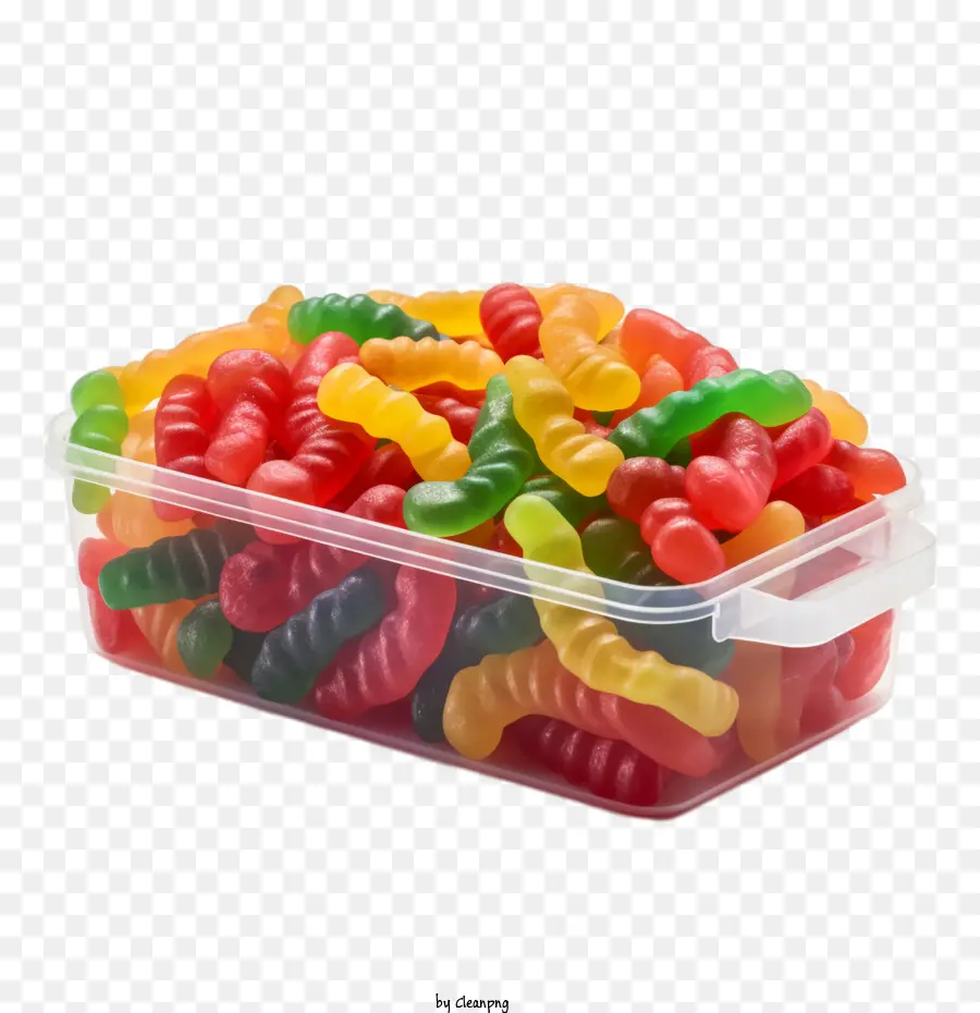 Gummy Worms，Worms Gummi PNG