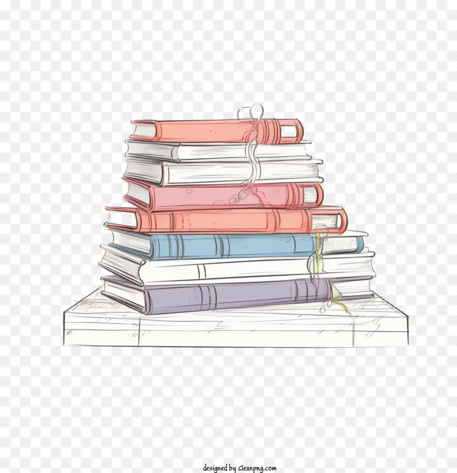 Pilha De Livros，Livros PNG