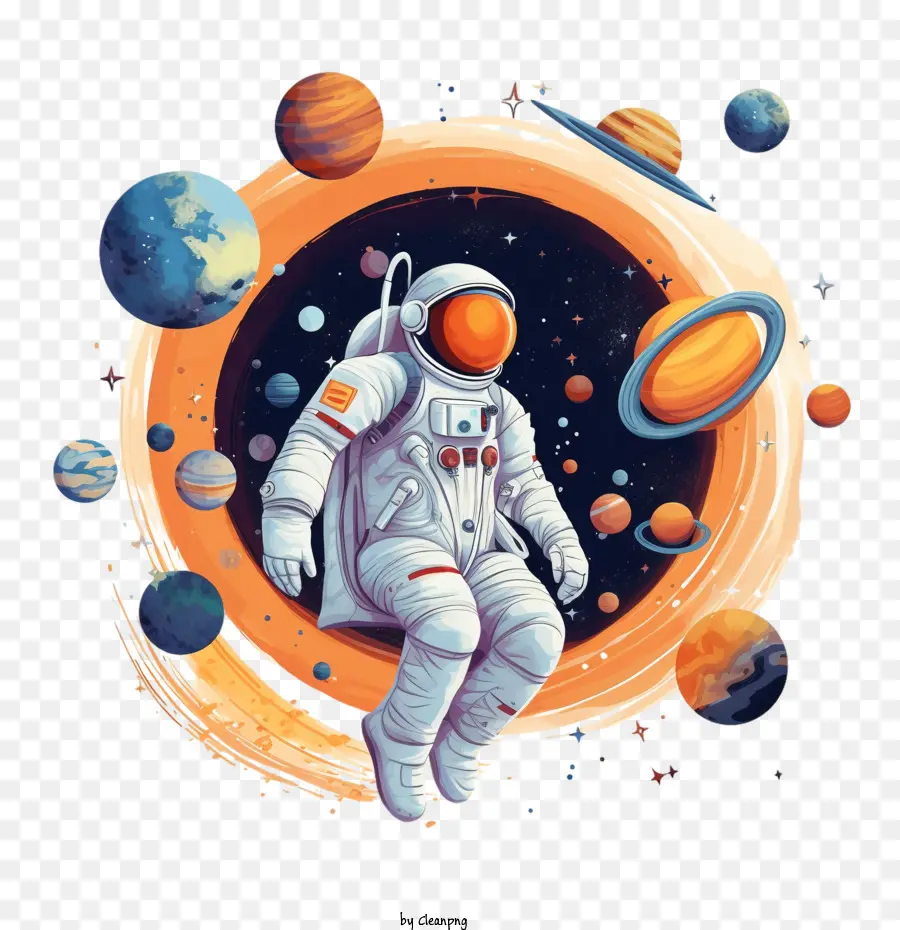 Astronauta，Espaço PNG