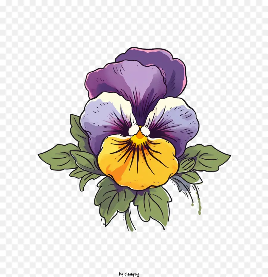 Pansy Flor，Pansy PNG