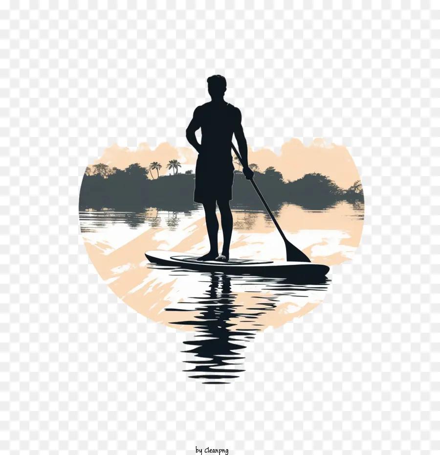 Paddle Board，Surfar PNG