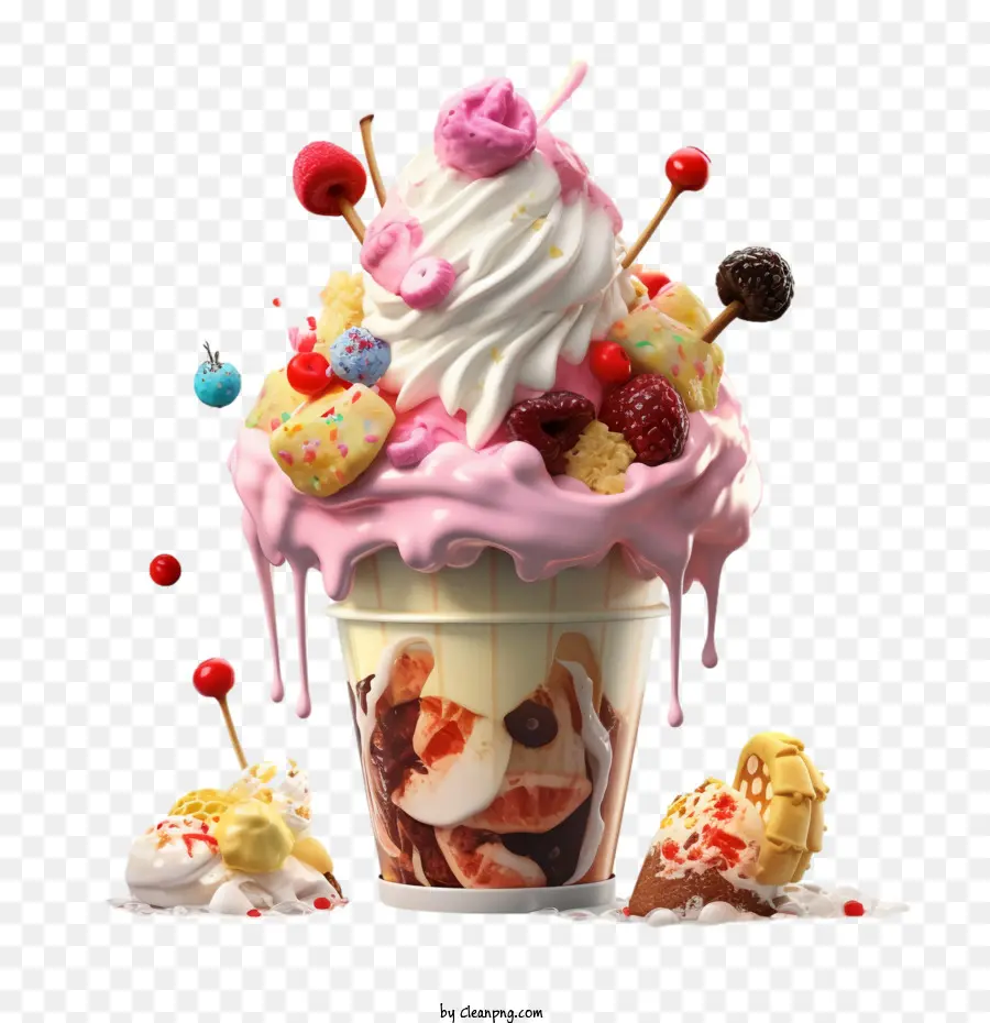 Sundae，Sorvete PNG