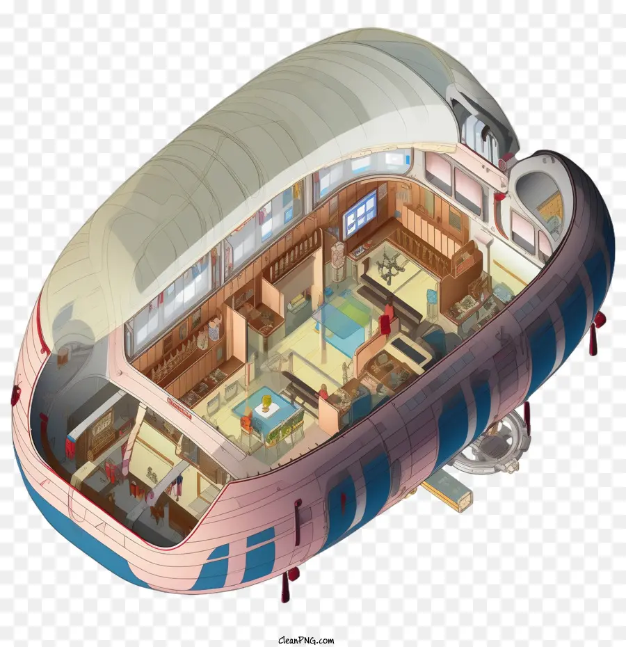 Cutaway，Nave Espacial PNG