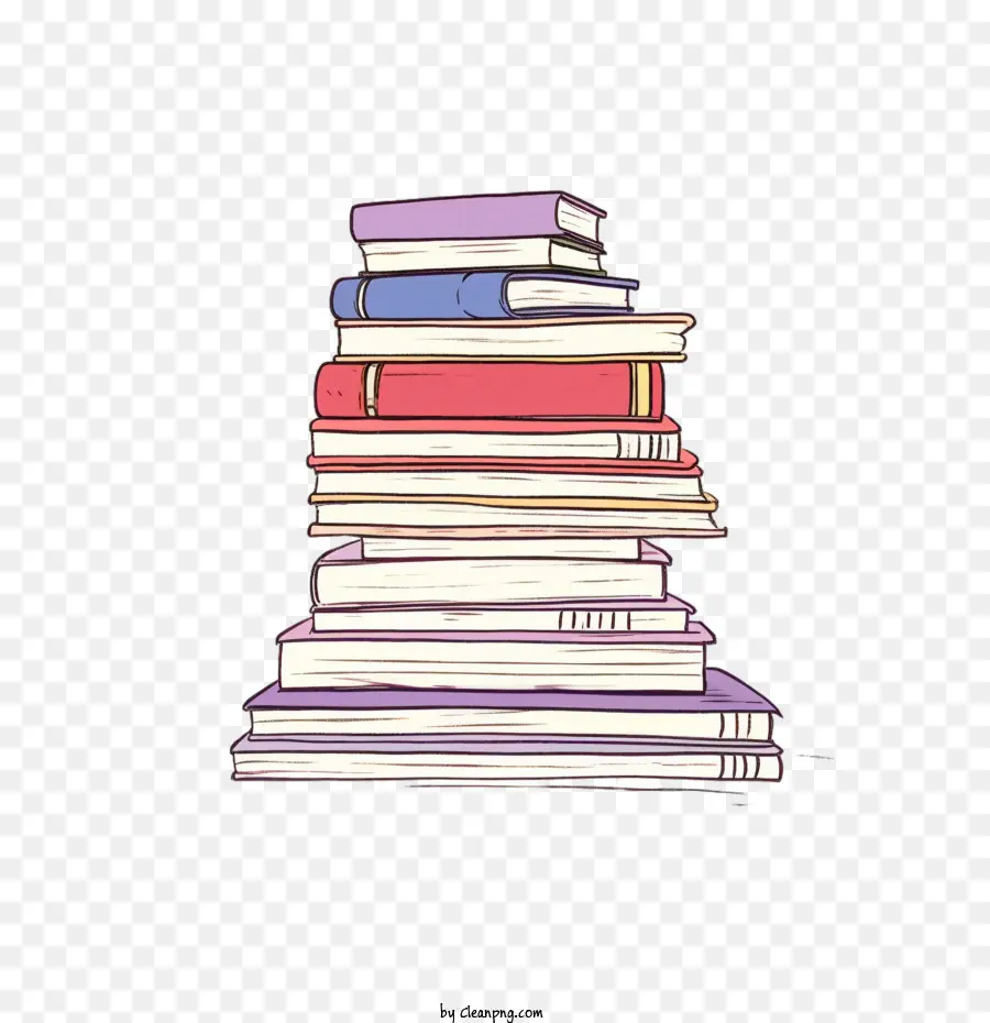 Pilha De Livros，Stack PNG