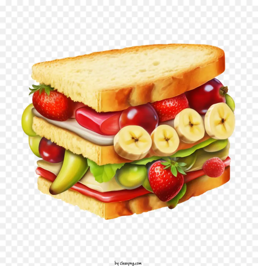 Frutas Sanduíche，Sanduíche PNG