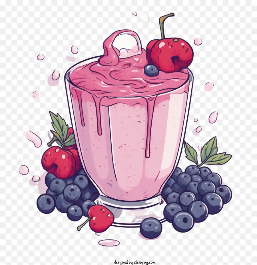 Milkshake，Smoothie Rosa PNG