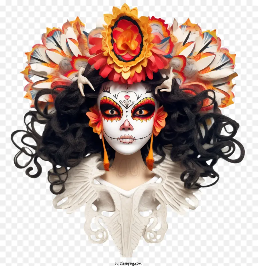 Skelita Calaveras，Açúcar Crânio PNG