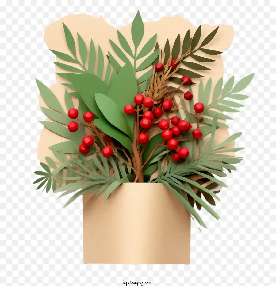 Presente De Natal，Ramalhete PNG