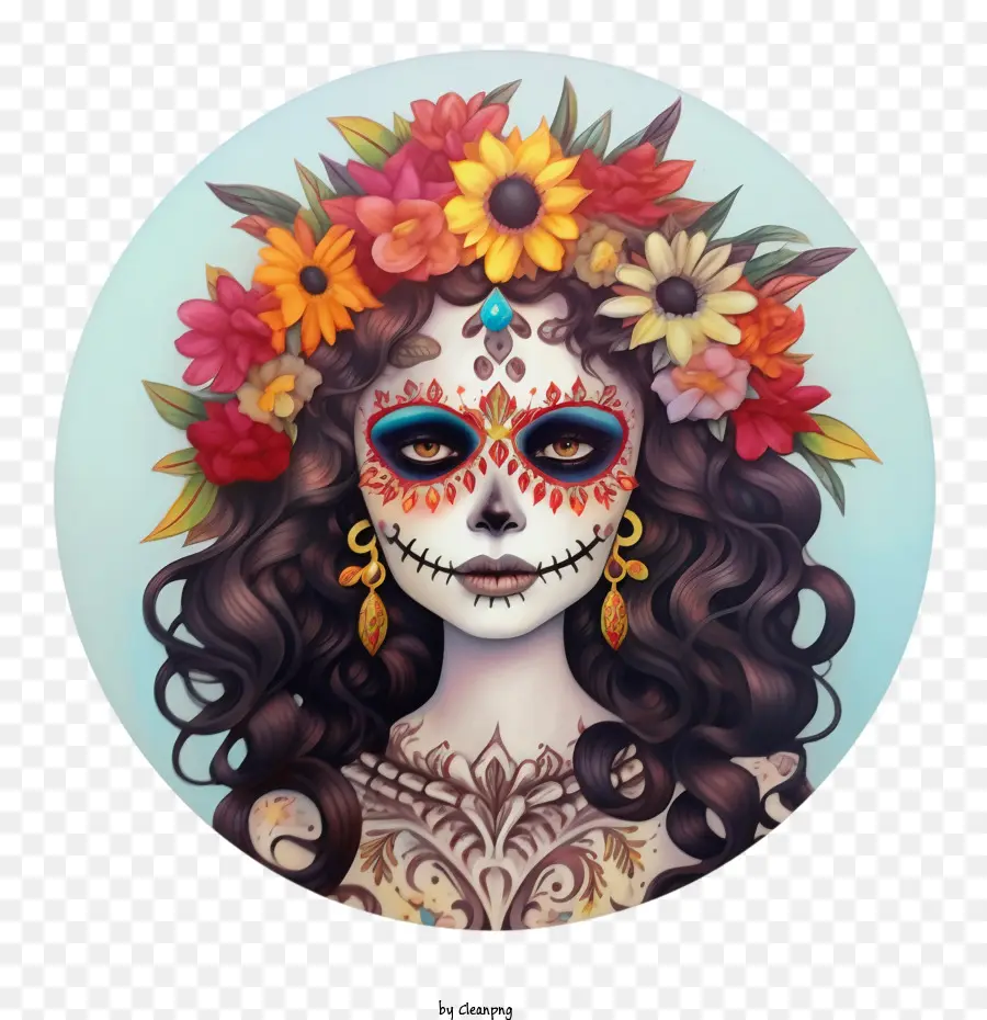 Skelita Calaveras，Dia Dos Mortos PNG