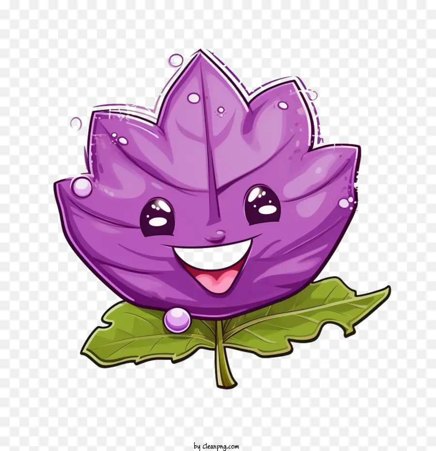 Roxo Cartoon，Flor PNG