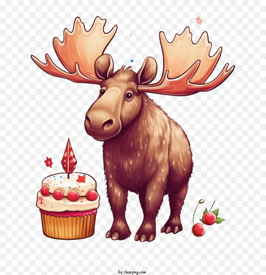 Moose，Aniversário PNG