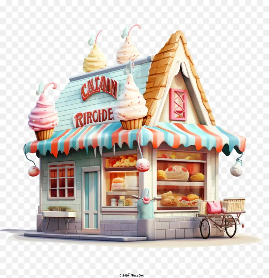 Sorveteria，Sobremesa PNG