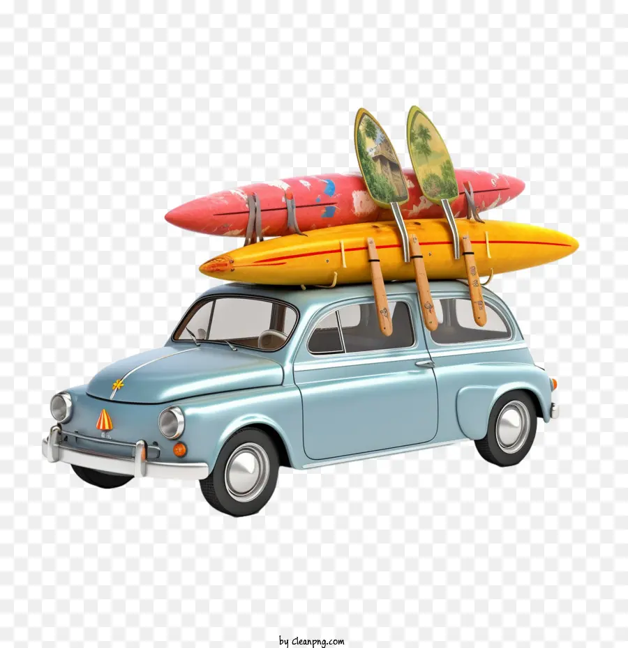 Retro Automóvel，Prancha De Surf PNG