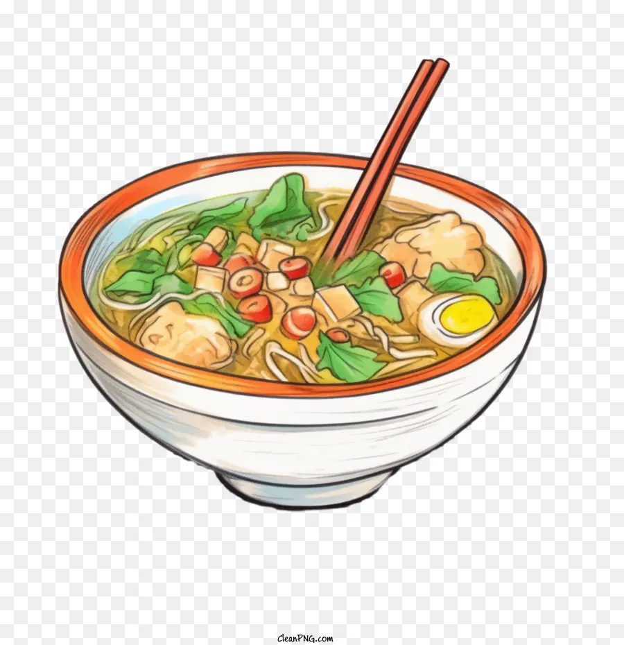 Macarrões，Sopa PNG