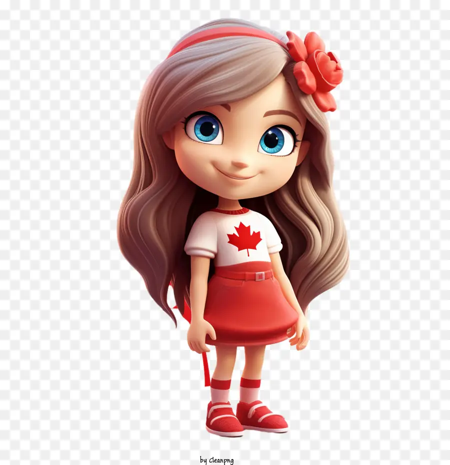 Dia Do Canadá，Menina PNG