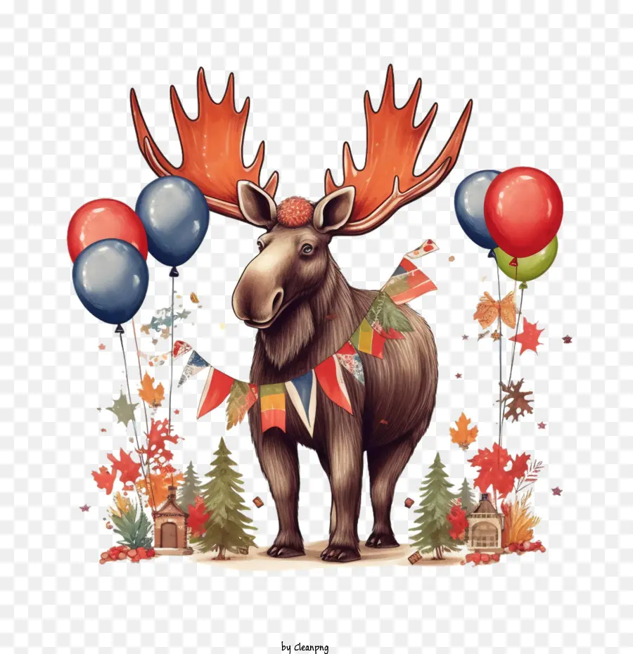 Moose，Festa De Aniversário PNG