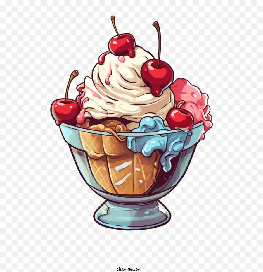 Sundae De Sorvete，Sundae PNG