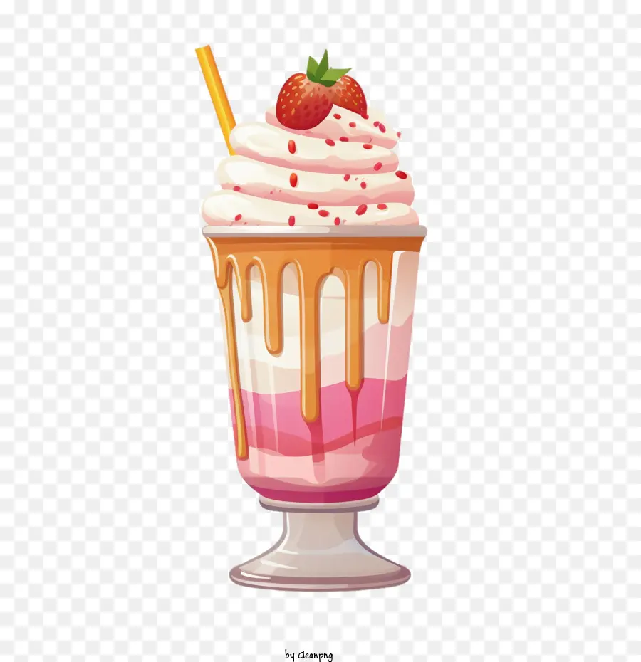 Milkshake，Morango PNG