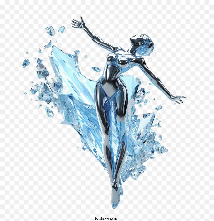 O Esguicho De água，Dança Menina PNG