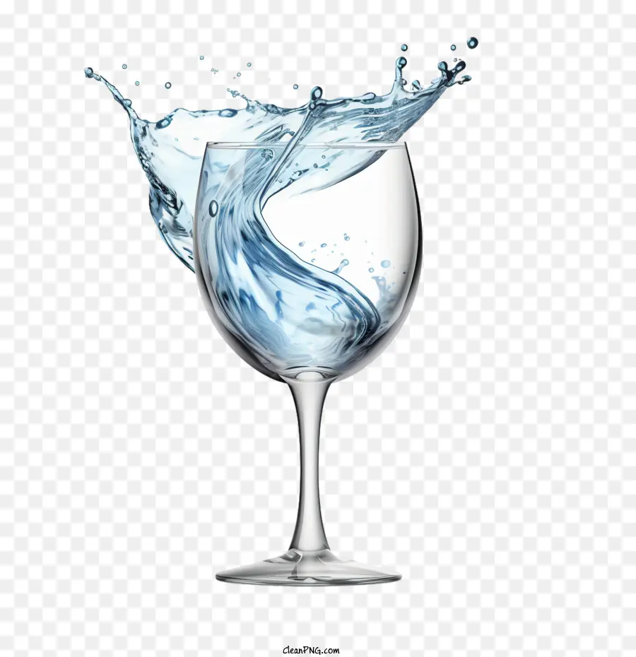Copos De Vinho De Cristal，água PNG