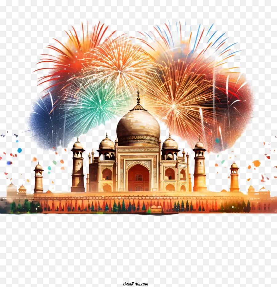 Dia Da Independência Da índia，Taj Mahal PNG