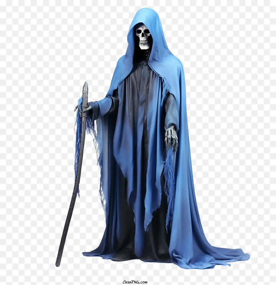 Grim Reaper，Esqueleto Com Capuz PNG
