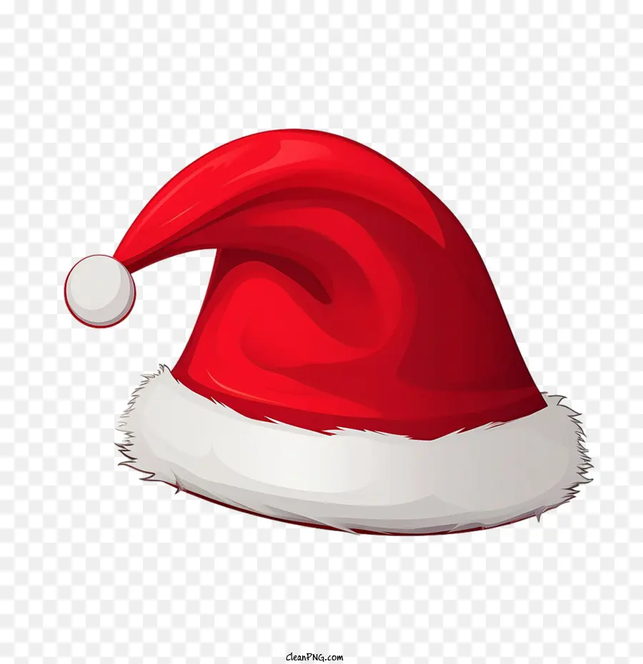 Chapéu De Papai Noel，Chapéu Vermelho PNG