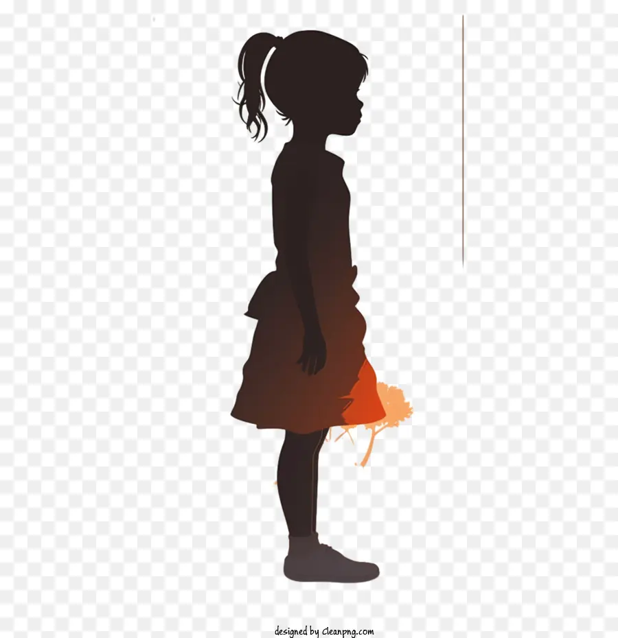 Little Girl，Esboço De Menina PNG